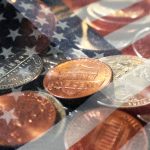 Dividend Income From Owning Shares In Index Funds on American flag