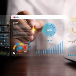 Data analyst working on business analytics