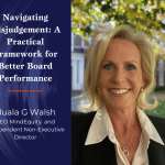 Nuala G walsh for The Navigating Misjudgement - A Practical Framework for Better Board Performance
