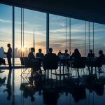 professional peopl silhouettes